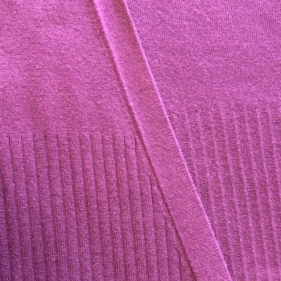 Mixed Rib No-button Long Talbots Sweater - Picture 8 of 9